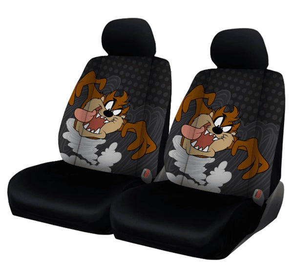 Plasticolor Warner Brothers Taz Attitude Low Back Seat Cover 2 PK. Pair