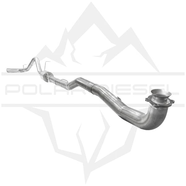 Polar Diesel 4" Stainless Exhaust System with Muffler - 17-23 Silverado/Sierra HD 6.6L L5P Duramax