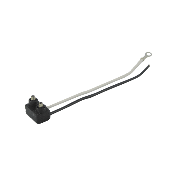Uni-Bond Lighting Single Contact Right Angle Plug with 1 Ring Terminal