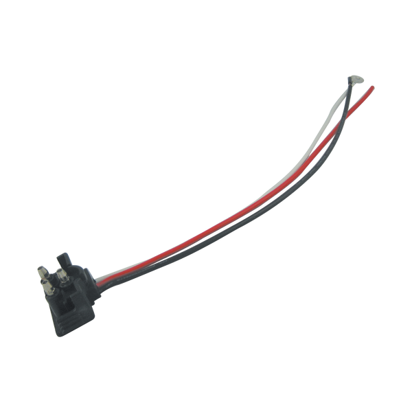 Uni-Bond Lighting Double Contact Right Angle Plug with 1 Ring Terminal