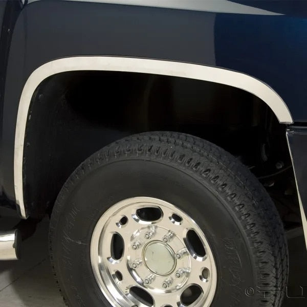 Putco 4 Piece Stainless Wheel Trim - 16-18 Silverado 1500 / 15-19 Silverado HD