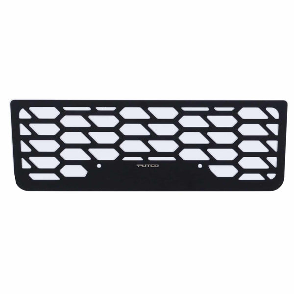Putco 1719 F250/F350/1718 F450 SD HEX Shield Black Powdercoated HEX Shield Bumper Grille Insert (83166)