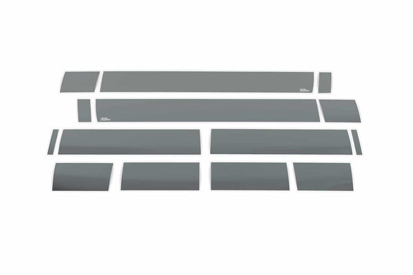 Putco 0713 Silverado 1500/2500 EXT CAB 6.5FT BED 6IN WIDE 14 PC Black Platinum Rocker Panels