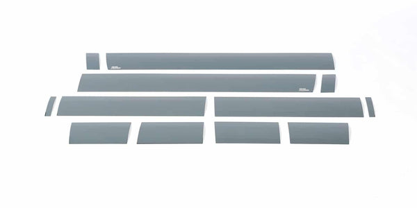 Putco 0709 Silverado 1500 EXT CAB 5FT 8IN BED 6IN WIDE 12 PC Black Platinum Rocker Panels
