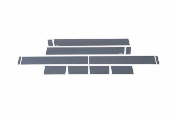Putco 0713 Silverado 1500 CREW CAB Black Platinum Rocker Panels 5.5 BOX 6IN. WIDE 12