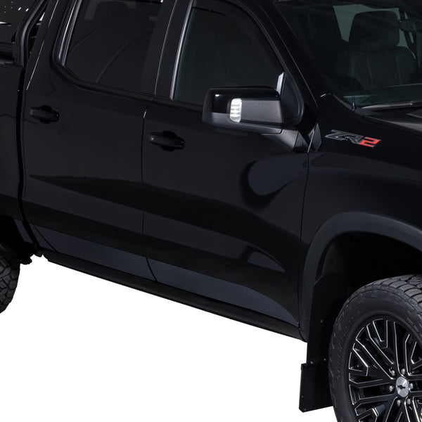 Putco 19C SILVERADO/SIERRA 5.8FT CREW CAB Rocker Panels Black Platinum