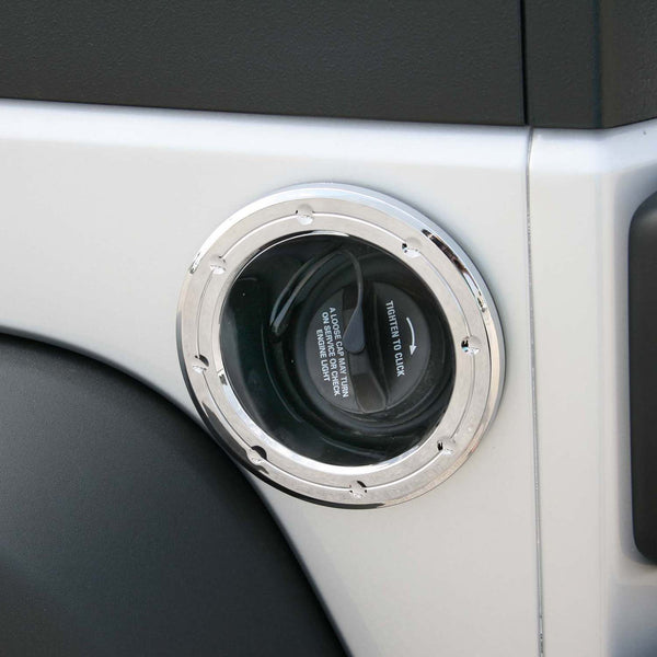 Putco 0718 Wrangler 4DR Chrome FUEL DOOR Cover