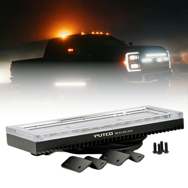 Putco Universal Yellow Jacket Amber/White Warning Light Bar (960112)