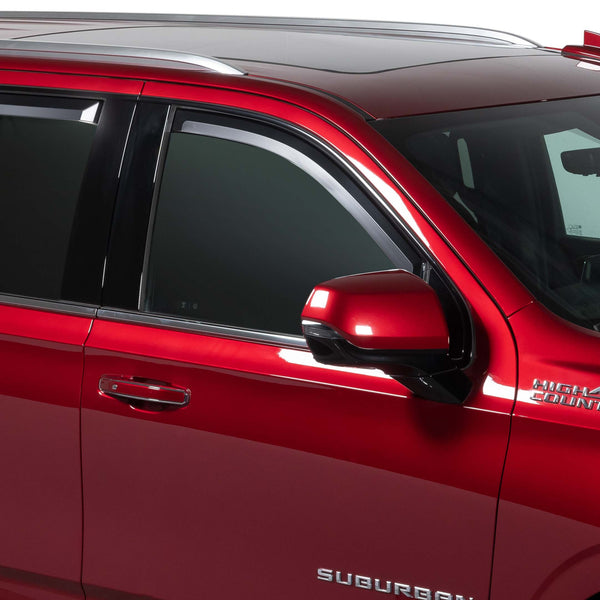 Putco 2015-2022 F150 Super Crew Element Matte Black Window Visors (Set Of 4)