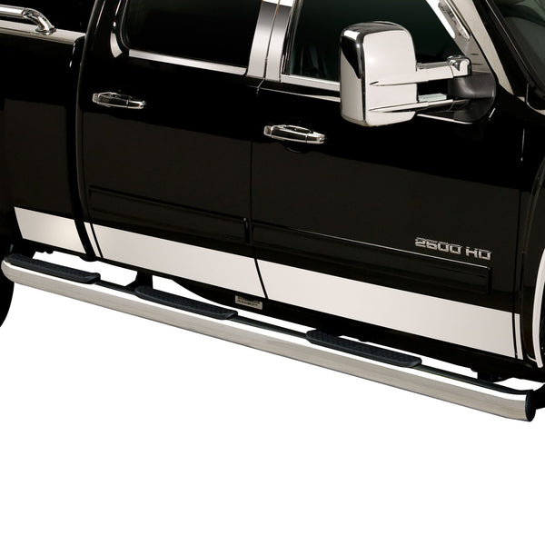 Putco 2017+ F350 Super Duty CREW Cab 8 ft Box Dually 12Pcs 4.25" Wide Stainless Rocker Panels