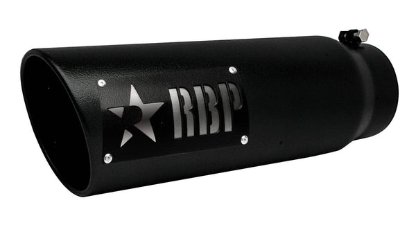 Rolling Big Power Black Exhaust Tip 5"-6"***CLEARANCE Pricing-Non-Returnable***