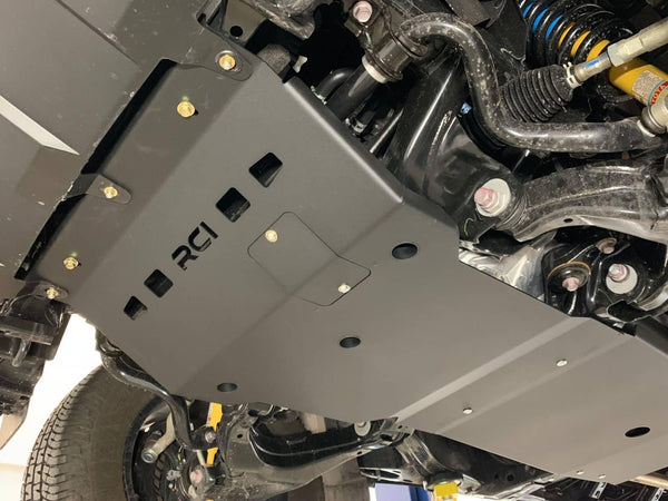 RCI Offroad Black Powder Coated Aluminum Engine Skid Plate | 22-25 Tundra