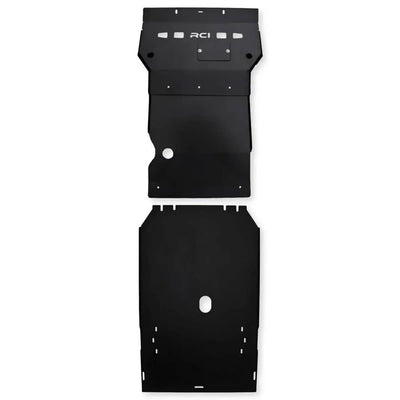 RCI Offroad Hybrid Transmission/Transfer-Case Skid Plate | 22-25 TUNDRA/23-25 Sequoia - 10 Gauge Steel / Black Powder Coated