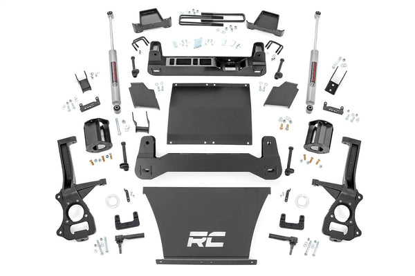 Rough Country 6" Lift Kit — 2019-2024 Chevrolet Silverado 1500, 4.3/5.3/6.2L (Excluding Trail Boss/ZR2 and High Country with Adaptive Ride Control)