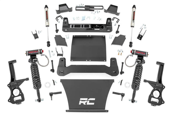 Rough Country 6" Lift Kit with Vertex Coilovers and V2 Shocks — 2019-2024 Chevrolet Silverado 1500, 4.3/5.3/6.2L (Excluding Trail Boss/ZR2 and High Country with Adaptive Ride Control)