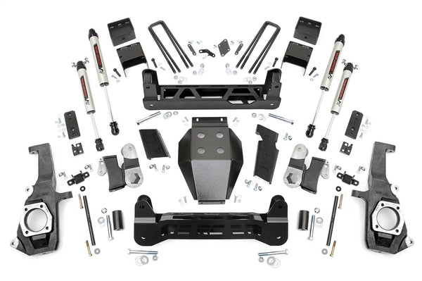 Rough Country 5" Lift Kit - 11-19 Silverado / Sierra 2500HD/3500HD - Ntd - V2