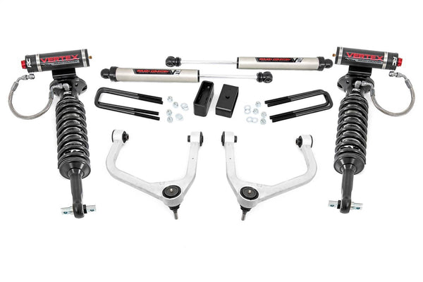 Rough Country 3.5" Lift Kit - 19-24 Silverado 1500 2WD / 4WD with Vertex Coilovers - V2