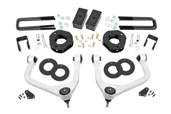 Rough Country 3.5" Lift Kit — 2019-2024 Chevrolet Silverado 1500 High Country with Adaptive Ride Control