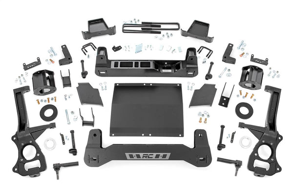 Rough Country 6" Lift Kit - 19-24 Sierra 1500 Denali/ 21-24 Silverado 1500 High Country 2.7/3.0L with Adaptive Ride Control