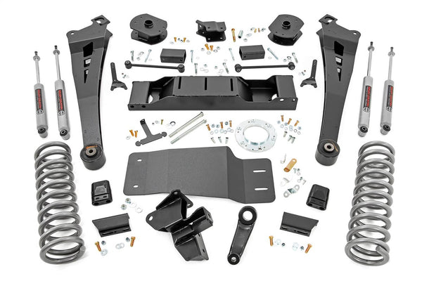 Rough Country 5" Lift Kit with N3 Shocks | 19-24 Ram 2500 4WD Diesel with Non-Aisin Transmission