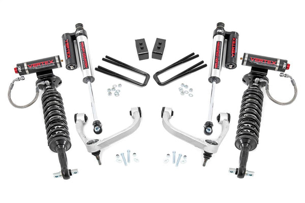 Rough Country 3" Lift Kit with Vertex Coilovers | 14-20 F150 4WD