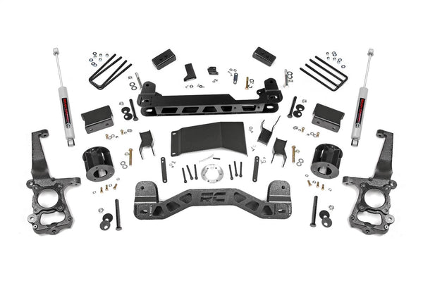 Rough Country Ensemble de rehaussement 4 po - 15-20 F150 4WD