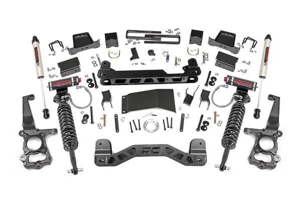Rough Country Ensemble de rehaussement 6 po - 15-20 F150 avec combinés filetés Vertex