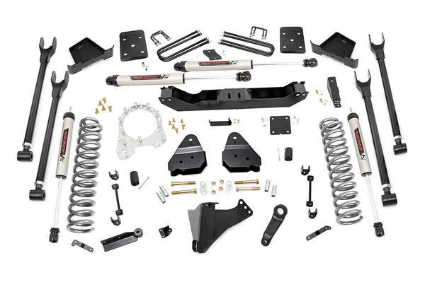 Rough Country 6" Lift Kit - 17-22 Super Duty with Overloads - 4-LINK