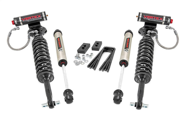 Rough Country 2" Lift Kit with Front Vertex Coilovers with V2 Series Rear Shocks | 14-20 F150 4WD (EXCLUDING RAPTOR)