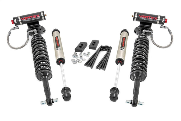 Rough Country 2" Lift Kit with Vertex Coilovers - 21-25 F150 4WD