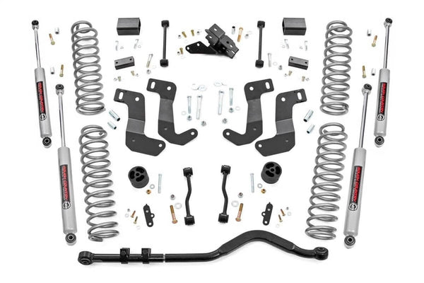 Rough Country 3.5" Lift Kit - C/A Drop - 18-23 Wrangler JL 4WD 2-DOOR