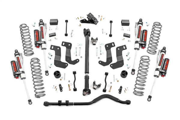 Rough Country 3.5" Lift Kit with Vertex Coilovers - 18-23 Wrangler JL