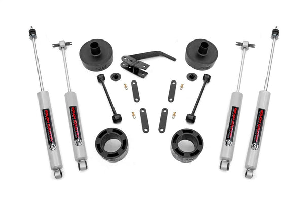 Rough Country 2.5" Lift Kit - 07-18 Wrangler JK - Spacers - N3