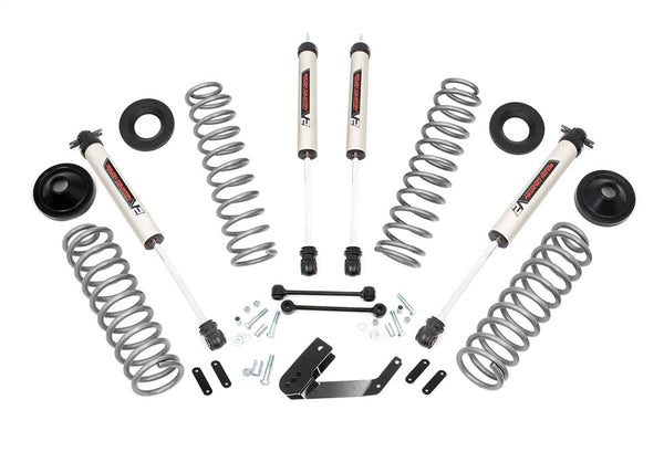 Rough Country 3.25" Lift Kit with V2 Shocks - 07-18 Wrangler JK 4WD 2-DOOR