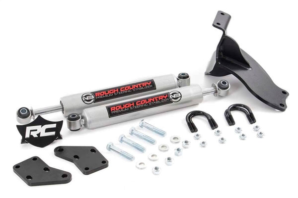 Rough Country N3 Dual Steering Stabilizer - 14-26 Ram 2500 4WD