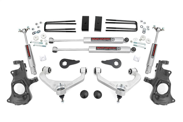 Rough Country 3.5" Lift Kit - 11-19 Silverado / Sierra 2500HD/3500HD