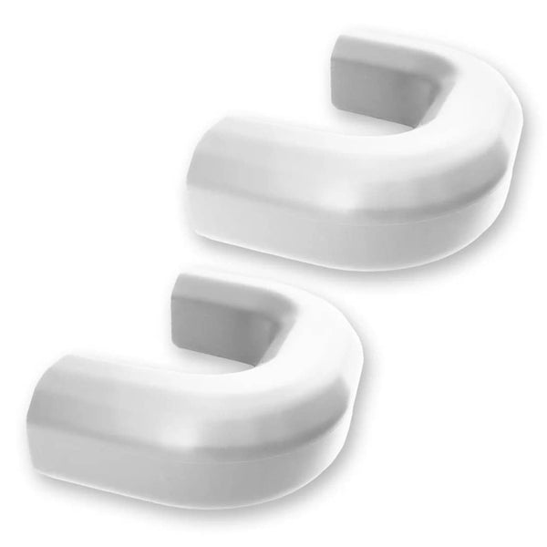 Recon White Tow Hook Covers - 20-25 Silverado/Sierra HD
