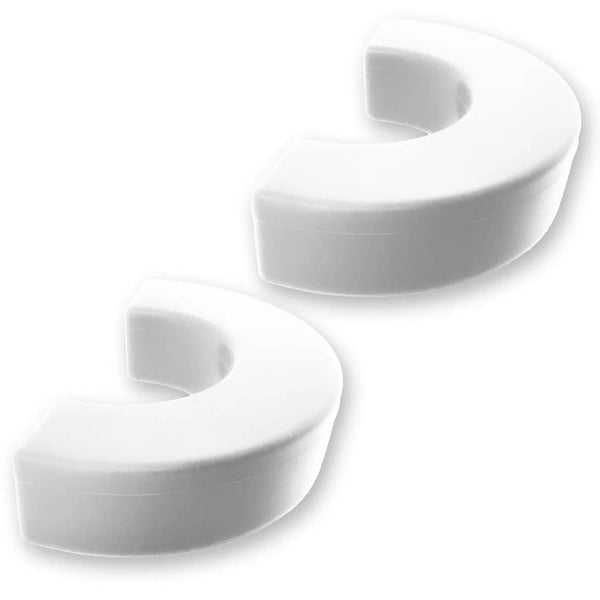 Recon White Tow Hook Covers - 20-25 Silverado/Sierra 1500