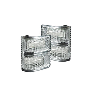 Recon Clear LED Mirror Lens with Amber Leds - 08-16 Super Duty