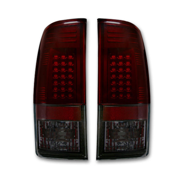 Recon Dark Red Smoked LED Taillights - 08-16 Super Duty