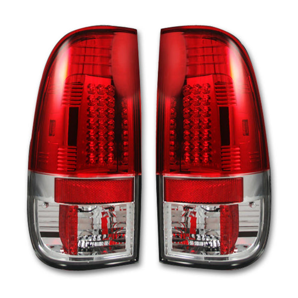 Recon Red LED Taillights - 08-16 Super Duty