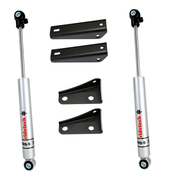 Ridetech 63-72 Chevy C10 w/ 4in Drop RQ-S Shock Kit - Rear