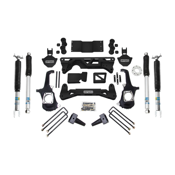 ReadyLift Suspension Lift Kit — 6" Lift — Bilstein Shocks — 2011-2019 Chevy Silverado 2500 HD / Chevy Silverado 3500 HD / GMC Sierra 2500 HD and more (44-3052)