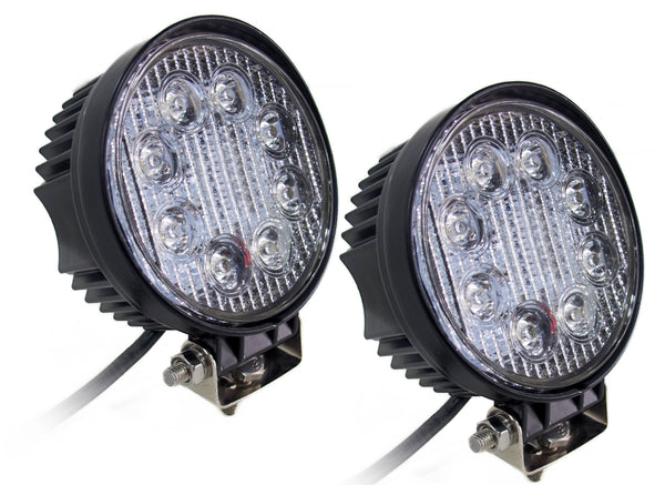 Race Sport Street Series 4in Round LED Work Spot Light 24W/1,560LM (Pair)