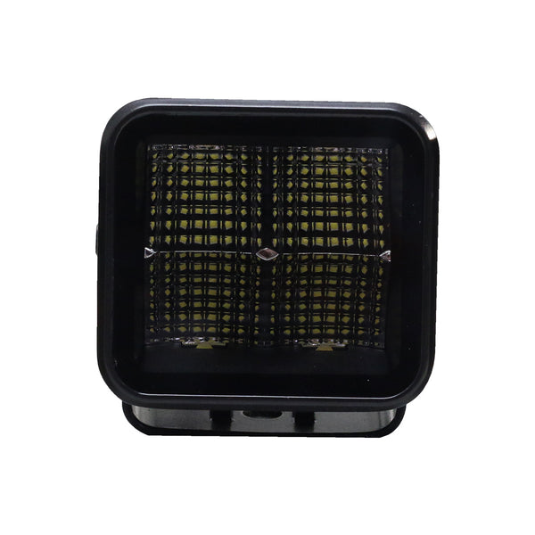Race Sport Phare auxiliaire cube RoadRunner 20 watts 2,000lm conforme SAE IP67, faisceau large, avec système de régulation de température MELT et construction sans cadre