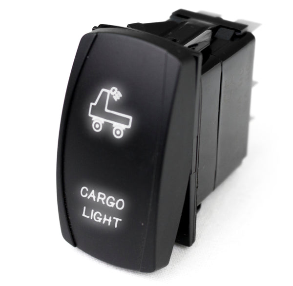 Race Sport LED Rocker Switch w/ White LED Radiance (Cargo Light)