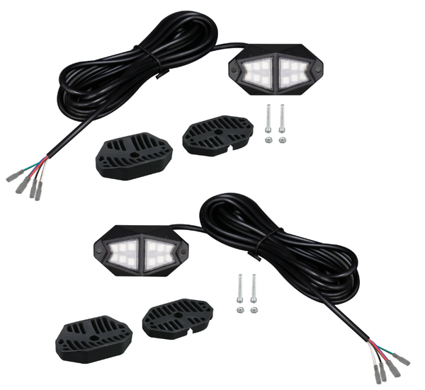 Race Sport ColorTRAIL 2pc RGBW Multicolor Rock Light System - 1007858