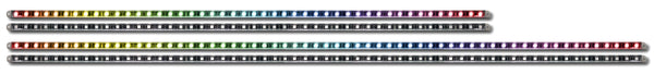 Race Sport Spare 36in RGB Aluminum Channel rail light for RSUKIT