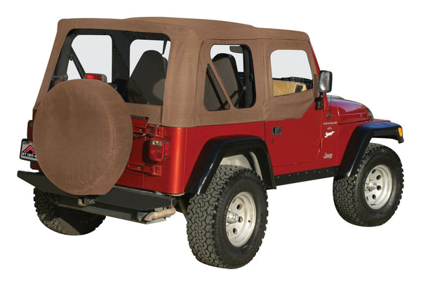 RT Offroad Spice Repl. Soft Top & Door Skins for 97-06 TJ w/o Unltd, w/ Soft Upper Doors