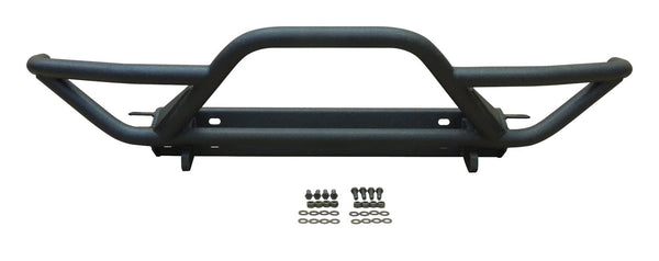 RT Offroad Front Rock Crawler Bumper w/ Black Textured Paint for 2007-2018 Jeep JK Wrangler
